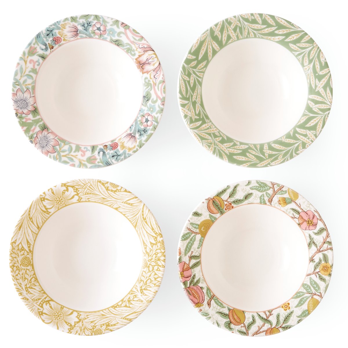 Morris & Co. set of 4 cereal bowls image number null